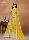 Mustard Colour Aanaya Vol 191 By Twisha Dola Jacquard Salwar Suit Surat Wholesale Market 9101