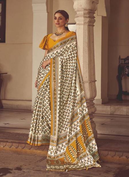 Mustard Colour Mohar 301 A To 304 B Daily Wear Japan Satin Saree Suppliers In Surat 301 B