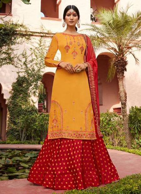 Mustard Colour Sardarni Vol 2 By Radha Wedding Wear Salwar Suit Catalog 771