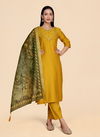 Mustard Colour VT1014 To VT1017 By VT Designer Wholesale Kurti With Bottom Dupatta Online Wholesale VT1014