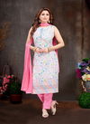 N F Churidar 050 Cotton Printed Readymade Suits Wholesale Suppliers In Mumbai N F C 890 WHITE