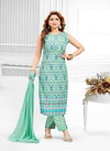 N F Churidar 050 Cotton Printed Readymade Suits Wholesale Suppliers In Mumbai