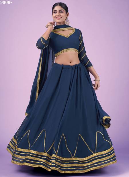 Navy Blue Colour Cindrella Vol 14 Wedding Wear Wholesale Designer Lehenga Choli 39006