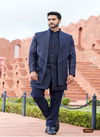 Party Wear Indo Western Jacket Set Catalog