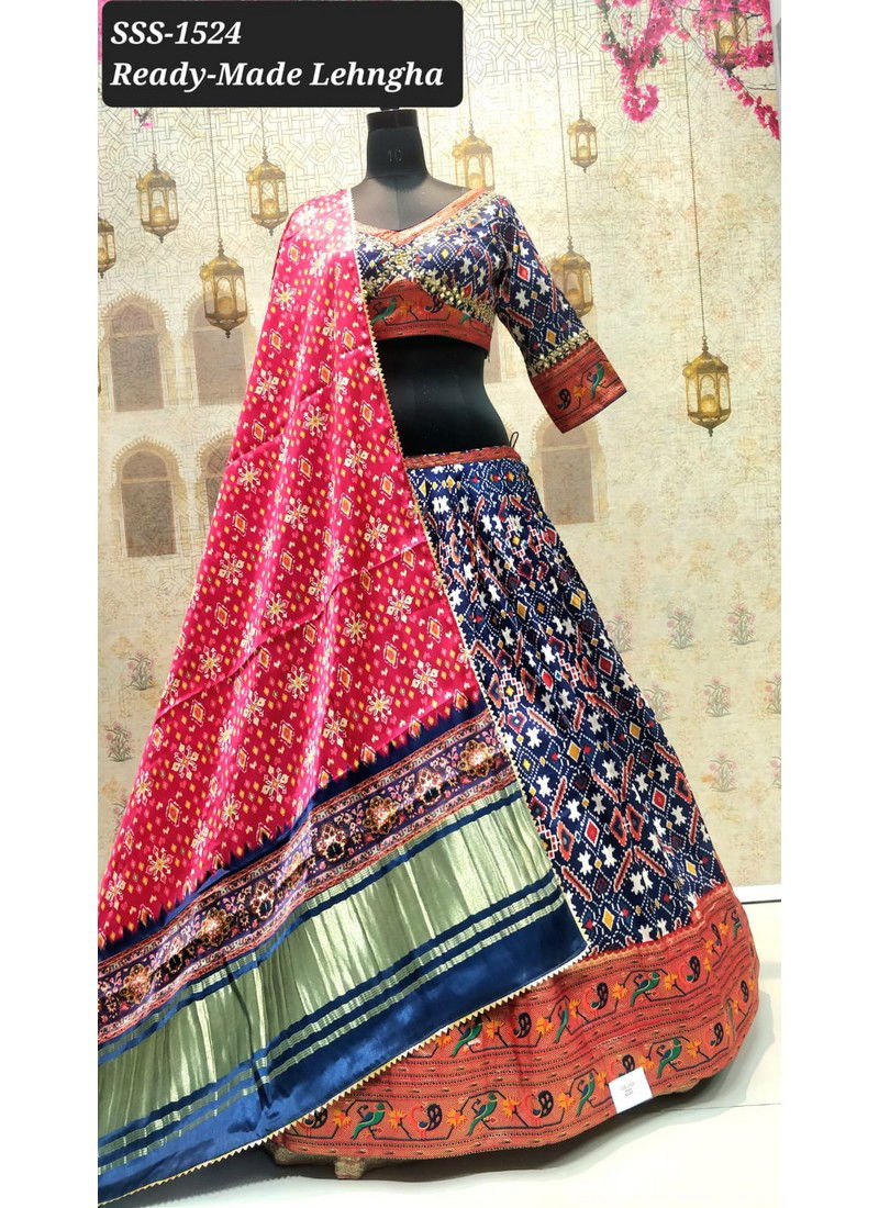 Navy Blue Colour Shisha 1522 To 1527 Designer Lehenga Choli Catalog 1524