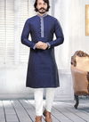 Navy Blue Designer Kurta Pajama 15001