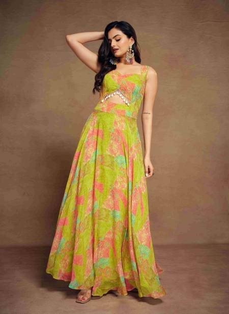 Neon Multi Colour Summer Collection 1 By Arya Designs Redymade Gown Wholesale Shop In Surat TF-304