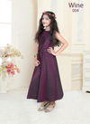 Wine Kids Nidisha Exclusive Festive Wear Pretty Gown Collection For Girls Collections 004