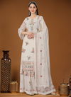 Off White Colour Athvika By Biva 30001 To 30006 Designer Salwar Suits Catalog 30005