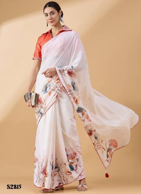 Off White Colour Dharavi By Mahotsav Designer Saree Wholesale Clothing Suppliers In India S2815