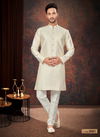 Off White Colour GS Fashion Function Wear Mens Desginer Indo Western Wholesalers In Delhi 3061