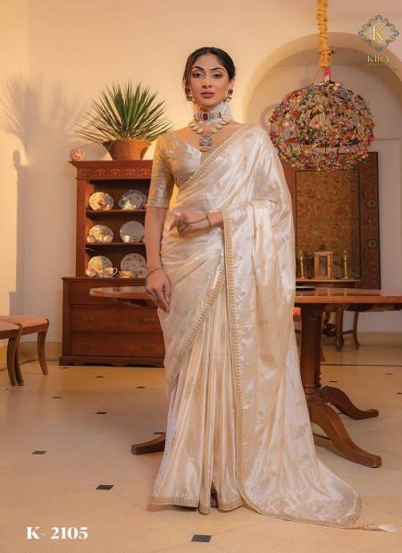 Off White Colour Kamaya Vol 2 By Kira Wedding Wear Sarees Wholesale Suppliers In India K-2105