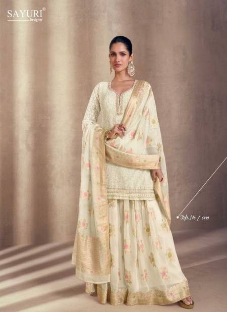 Off White Colour Mariyam By Sayuri Designer Premium Silk Readymade Suits Orders In India 5499