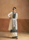 Off White Colour Meraki By Aashirwad Chinon Silk Plazzo Readymade Suits Wholesale Clothing Suppliers In India 10053