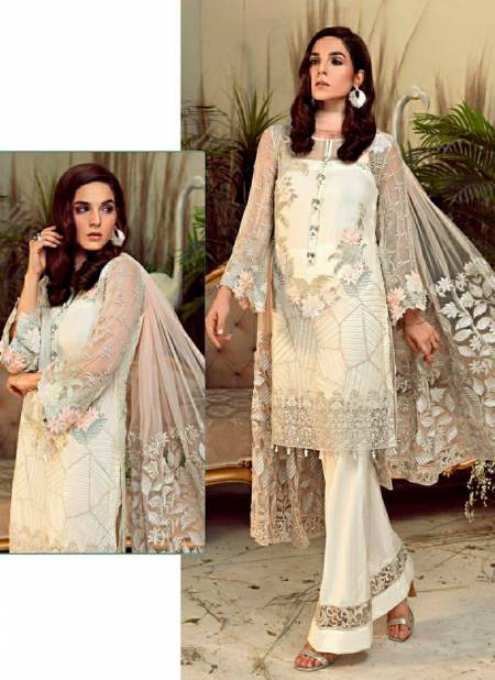 Off White Colour R 191 NX Wholesale Ethnic Wear Pakistani Salwar Suits Catalog R 191 A