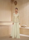 Off White Colour Sitara By Sayuri Designer Georgette Readymade Suits Wholesalers In Delhi 5497