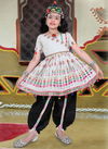 Off White Colour Thangat Festive Wear Kediya And Dhoti Wholesale Kids Catalog Thangat 1