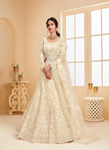 The White Bride By Alizeh Desginer Wedding Lehenga Choli Wholesale Shop In Surat Catalog