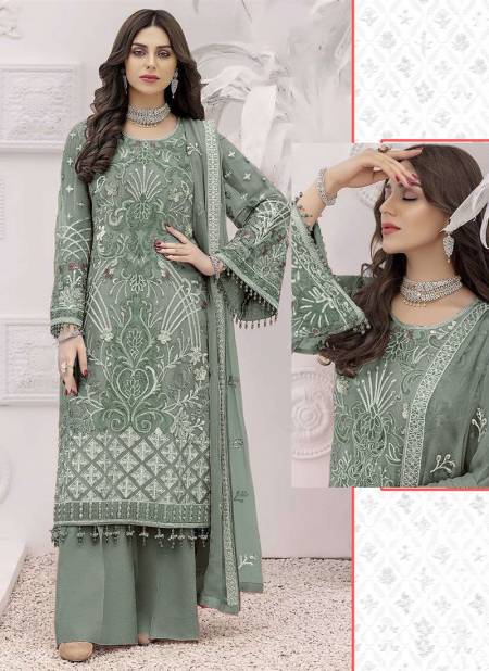 Olive Colour DINSAA SUIT 176 COLOURS 176A TO 176D Function Wear Wholesale Pakistani Salwar Suits Catalog 176 B