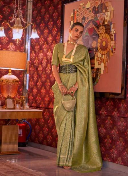 Olive Colour Kabby Silk By Rajtex Wedding Sarees Catalog 321004