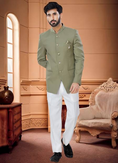 Olive Green Colour Exclusive Wear Wholesale Jodhpuri Suit Catalog 1660