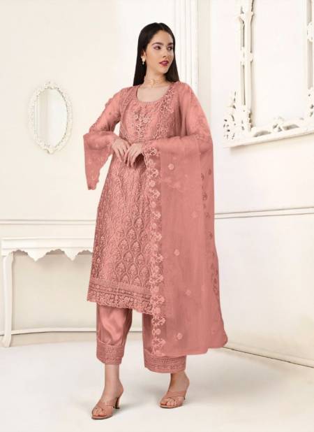 Onion Pink Aishaa By Biva Designer Salwar Suit Catalog 30029 Catalog
