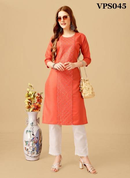 Orange Colour Aaradhya Vol 2 By Fashion Berry Kurti With Bottom Catalog 45