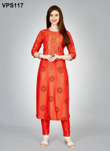 Orange Colour Aaradhya Vol 2 By Fashion Berry Kurti With Bottom Wholesale Online VPS117