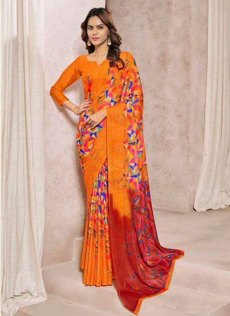 Orange Colour Avantika Silk Vol 2 By Ruchi Daily Wear Saree Catalog 22002 B