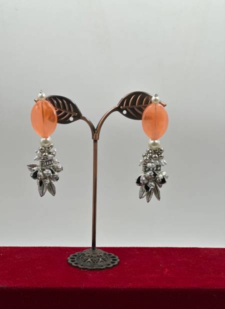 Orange Colour Festive Wear 842 To 850 Earrings Catalog 842