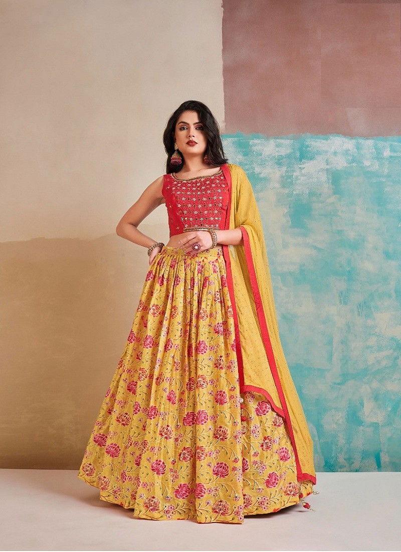 Floral Vol 6 By Arya Party Wear Lehenga Choli Catalog