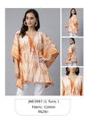 Orange Colour Janasya Fancy Wear Ladies Top Catalog 3997