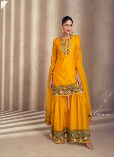 Orange Colour Mariyam By Sayuri Designer Premium Silk Readymade Suits Orders In India 5501