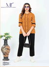 Orange Gattu Vol 2 By Moksh Cotton Short Top Western Catalog 3325