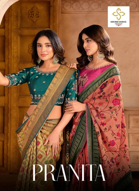 Pranita By Shubh Shree Silk Wedding Wear Saree Wholesalers In Delhi