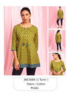 Parrot Colour Janasya Ladies Top Catalog 3688