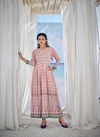 Peach Colour Amoha Kig 1 To 11 Gown Catalog 5
