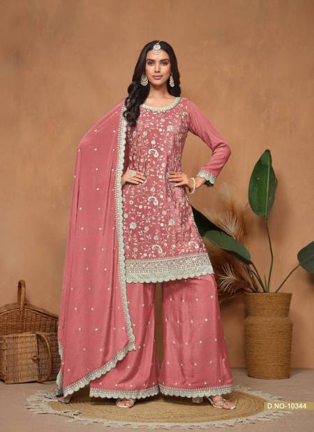 Peach Colour Anjubaa Vol 34 By Anjubaa Wedding Wholesale Salwar Suits Suppliers In Mumbai 10344