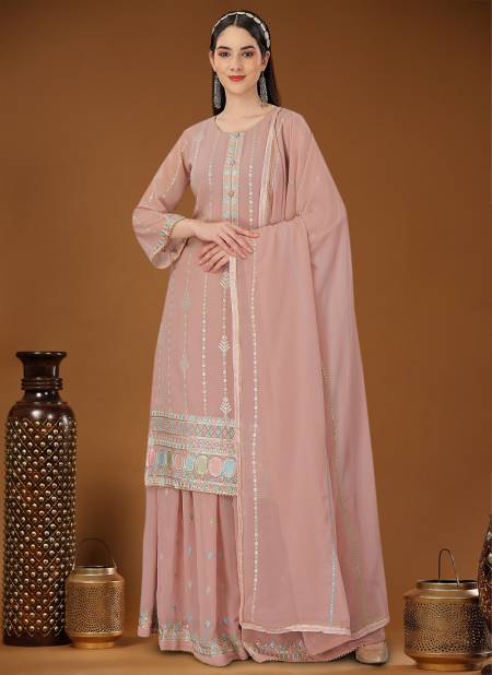 Peach Colour Athvika By Biva 30001 To 30006 Designer Salwar Suits Catalog 30001