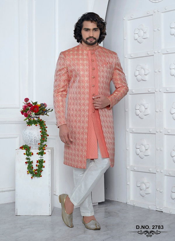 Function Wear Indo Western Mens Jacket Set Wholesale Price In Surat