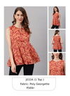 Peach Colour Janasya Designer Ladies Top Catalog 334