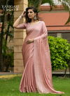 Peach Colour Karigari Vol 2 By Sethnic Satin Fancy Wholesale Saree Suppliers In Mumbai 33008