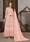 Peach Colour Morganite By Yanaya 1006 To 1009 Gown Catalog 1009