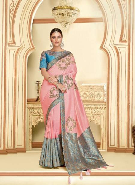 Peach Colour Norita Vol 2 By Mahotsav Wedding Wear Designer Saree Wholesalers In Delhi 43426