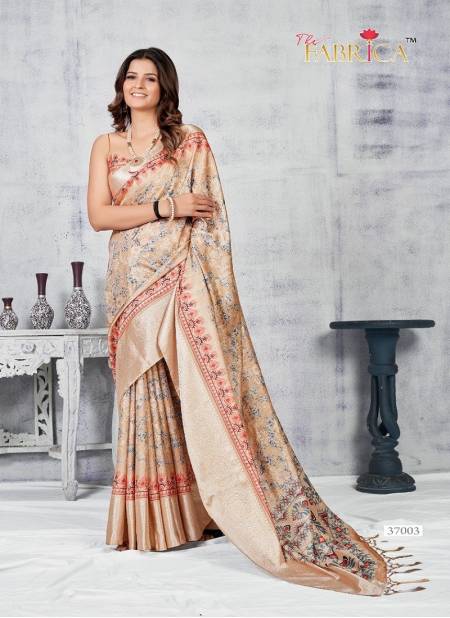 Peach Colour Safron Vol 2 By The Fabrica Party Wear Saree Catalog 37003