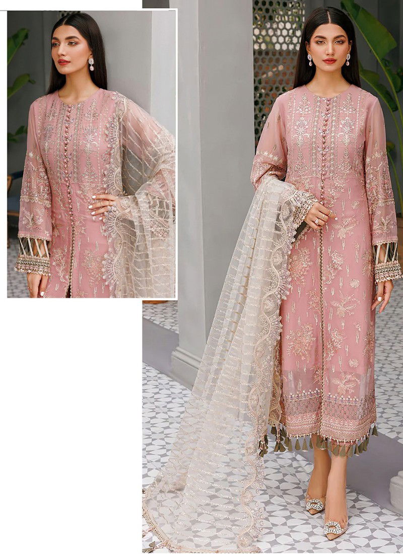 Peach Colour Samaira Vol 3 Ethnic Wear Wholesale Pakistani Salwar Suits 4014