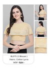 Peach Janasya Ladies Blouse Catalog 75