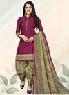 Pink And Gray Colour Rajnandini Daily Wear Wholesale Cotton Dress Material 4005