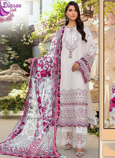 Pink And White Colour Roohi Dinsaa Suit Function Wear Wholesale Pakistani Salwar Suits 137 B