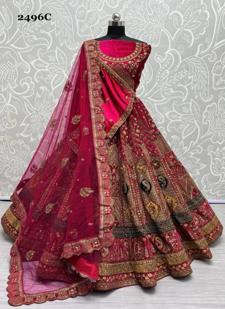 Anjani Art 2496 Colors Bridal Lehenga Choli Catalog